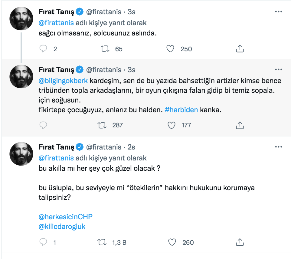 firat tanis tan bilgin gokberk in cumhuriyet gazetesi yazisina sert yanit verdi